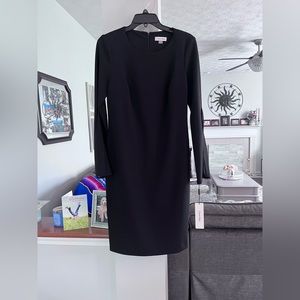 Black mid length dress by Calvin Klein